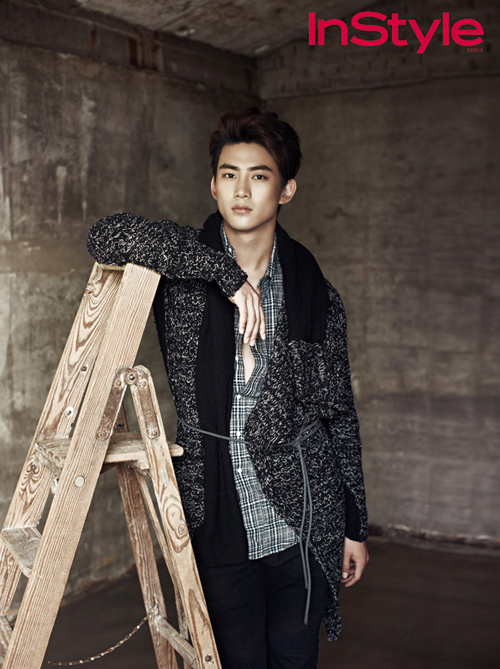 Gambar Foto Taecyeon 2PM di Majalah InStyle Edisi September 2013