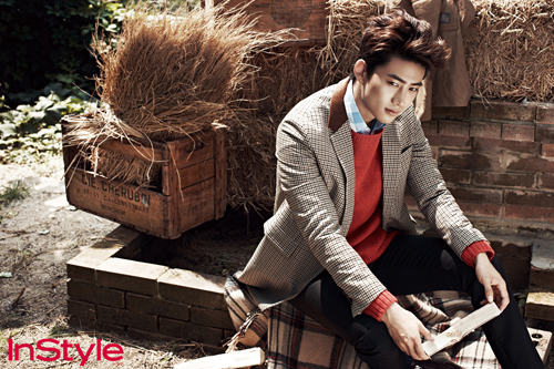 Gambar Foto Taecyeon 2PM di Majalah InStyle Edisi September 2013