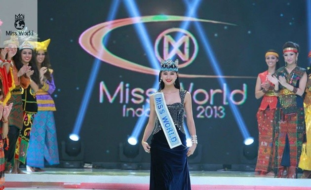 Gambar Foto Miss World 2012 Yu Wenxia