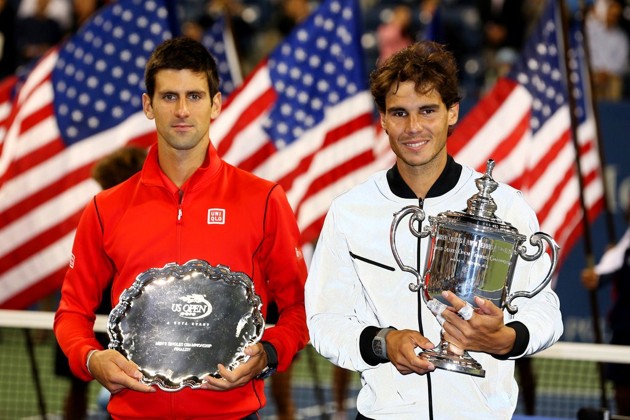 Gambar Foto Rafael Nadal dan Novak Djokovic Berfoto Bersama