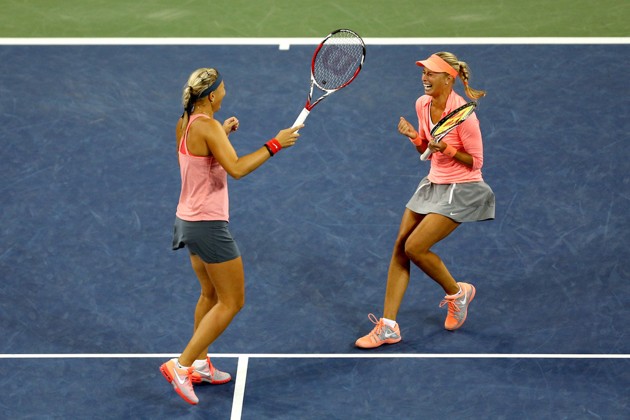 Gambar Foto Andrea Hlavackova/Lucie Hradecka Berhasil Kalahkan Casey Dellacqua/Ashleigh Barty