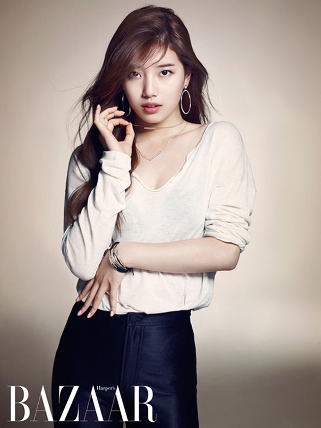 Gambar Foto Suzy miss A di Majalah Harper's Bazaar Edisi September 2013