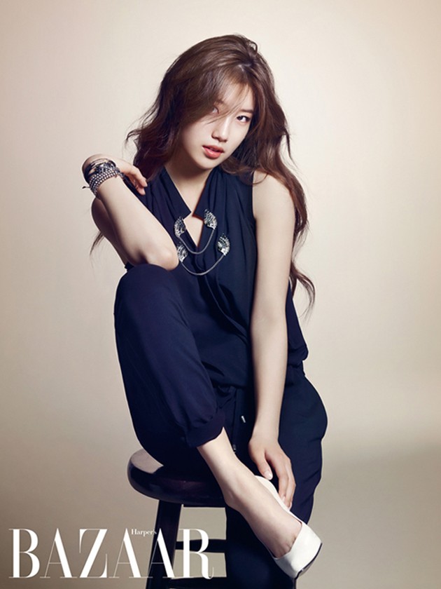 Gambar Foto Suzy miss A di Majalah Harper's Bazaar Edisi September 2013