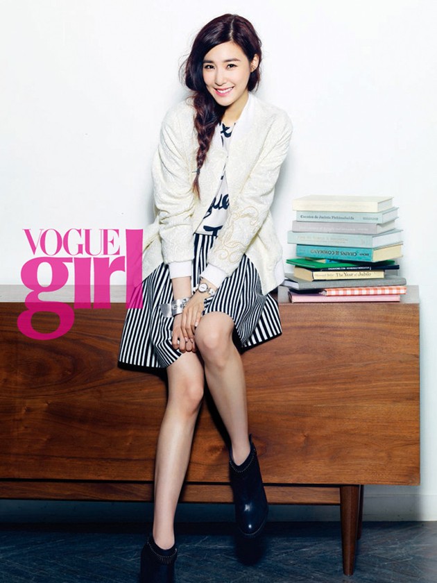 Gambar Foto Tiffany Girls' Generation di Majalah Vogue Girl Edisi September 2013