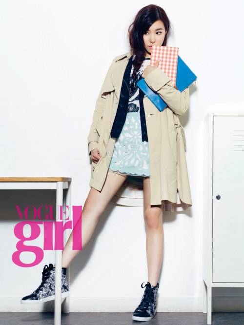 Gambar Foto Tiffany Girls' Generation di Majalah Vogue Girl Edisi September 2013