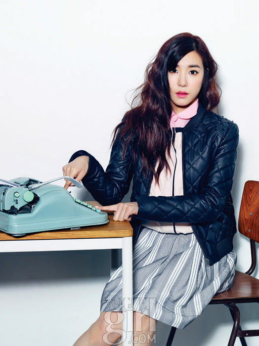 Gambar Foto Tiffany Girls' Generation di Majalah Vogue Girl Edisi September 2013