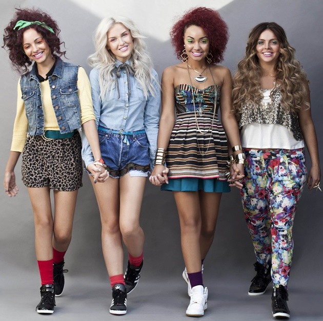 Foto Little Mix Menjuarai UK X Factor di Tahun 2011