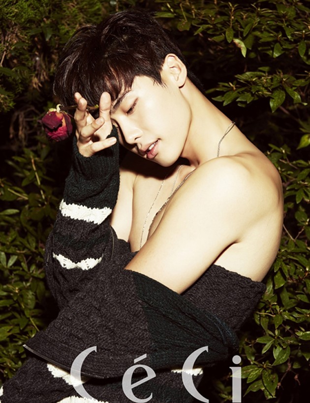 Gambar Foto Lee Jong Suk di Majalah CeCi Edisi Oktober 2013