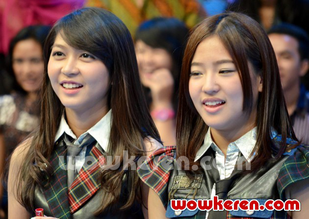 Gambar Foto Ve dan Haruka JKT48 di Acara Musik 'Dahsyat'
