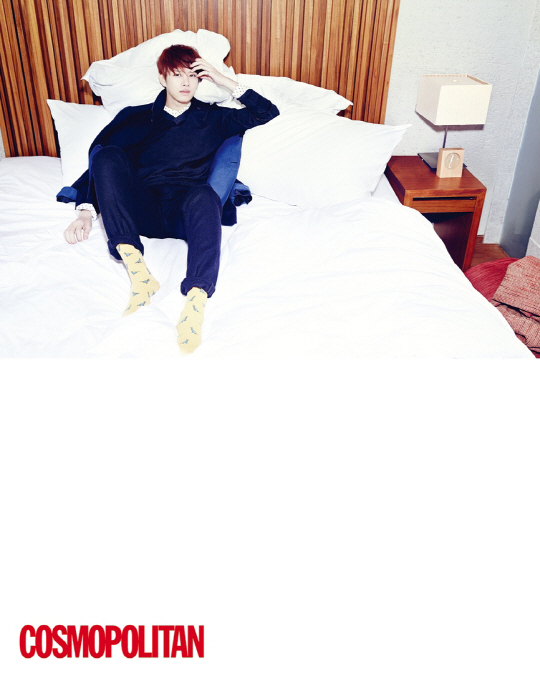 Gambar Foto Kim Heechul Super Junior di Majalah Cosmopolitan Edisi Oktober 2013
