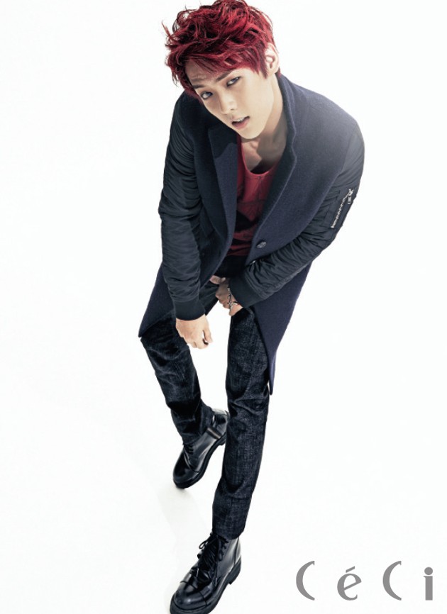 Gambar Foto Minhyuk BTOB di Majalah CeCi Edisi Oktober 2013