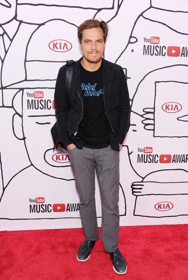 Gambar Foto Michael Shannon di Red Carpet YouTube Music Awards 2013