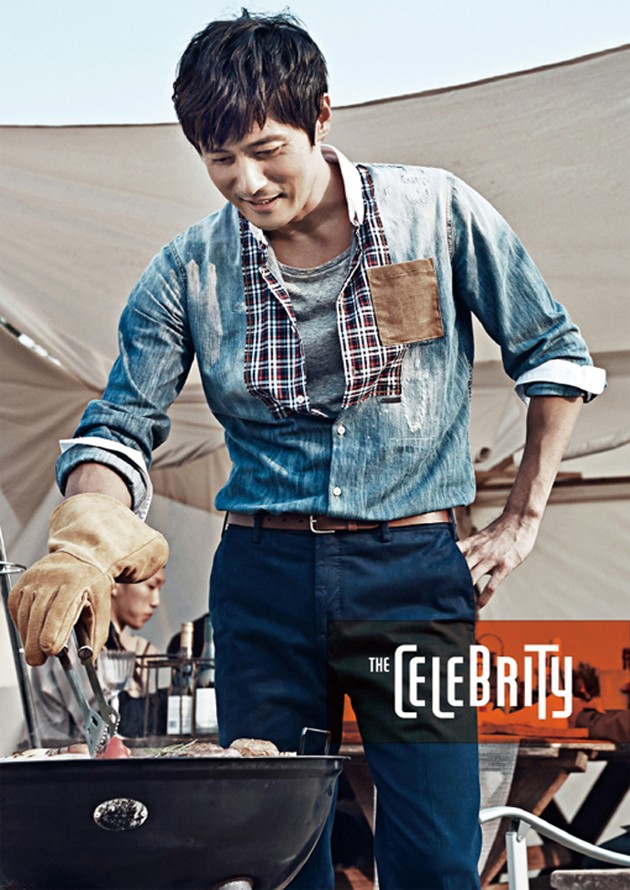 Gambar Foto Jang Dong Gun di Majalah The Celebrity Edisi November 2013