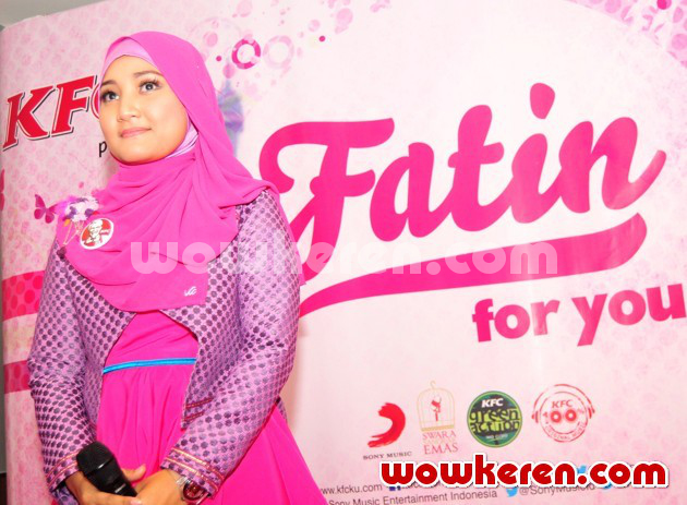 Gambar Foto Fatin Shidqia Saat Peluncuran Album 'For You'