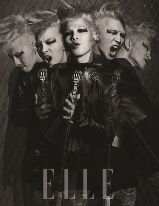 Gambar Foto Taeyang Big Bang di Majalah Elle Edisi November 2013