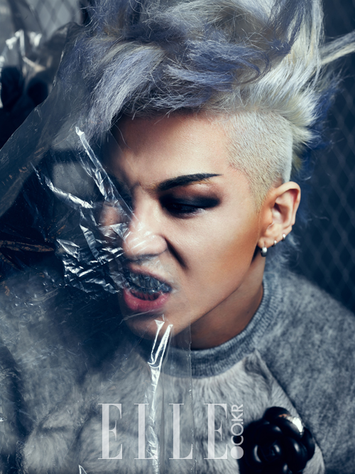 Gambar Foto Taeyang Big Bang di Majalah Elle Edisi November 2013
