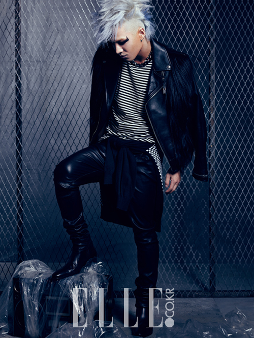 Gambar Foto Taeyang Big Bang di Majalah Elle Edisi November 2013