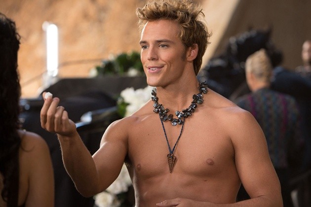 Gambar Foto Sam Claflin Sebagai Finnick Odair di 'The Hunger Games: Catching Fire'