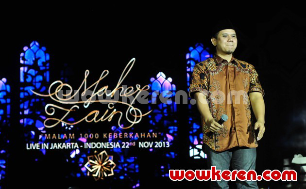 Gambar Foto Penampilan Fadly Padi di Konser 'Malam 1000 Keberkahaan'
