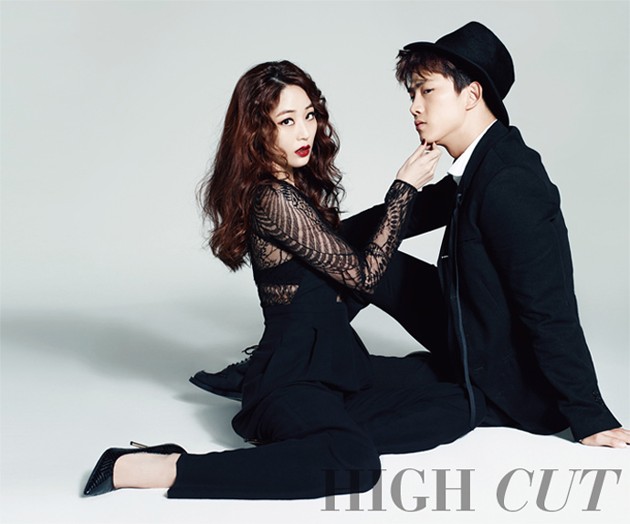 Gambar Foto Taecyeon dan Lee Yeon Hee di Majalah High Cut Edisi November 2013