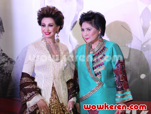Gambar Foto Raakhe Punjabi dan Yati Octavia Hadir di Premiere Film 'Soekarno'