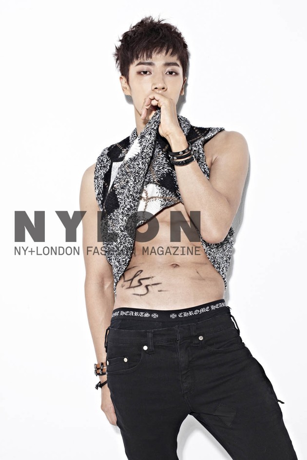 Gambar Foto Kikwang Beast di Majalah NYLON Edisi Desember 2013