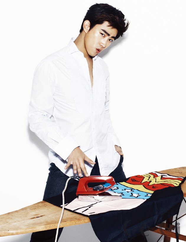 Taecyeon 2PM di Majalah CeCi Edisi Desember 2013.