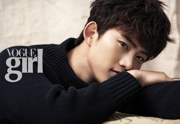 Gambar Foto Taecyeon 2PM di Majalah Vogue Girl Edisi Desember 2013
