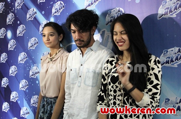 Gambar Foto Gesya Shandy, Reza Rahadian dan Pevita Pearce Ditemui di Studio RCTI, Kebon Jeruk