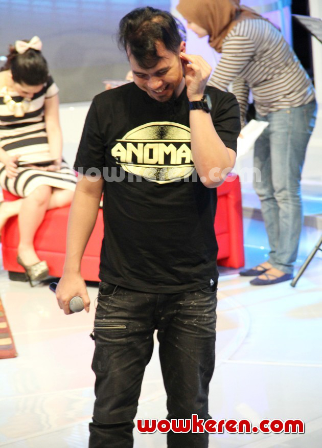 Gambar Foto Ahmad Dhani di Jumpa Pers 'Indonesian Idol 2014'