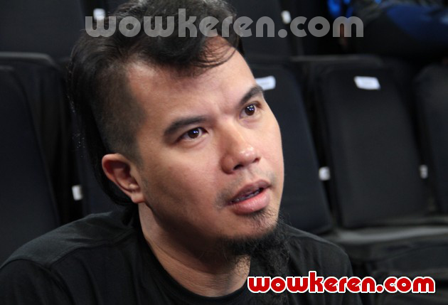 Gambar Foto Ahmad Dhani di Jumpa Pers 'Indonesian Idol 2014'