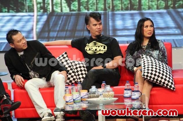 Gambar Foto Anang Hermansyah, Ahmad Dhani dan Titi Dj di Jumpa Pers 'Indonesian Idol 2014'