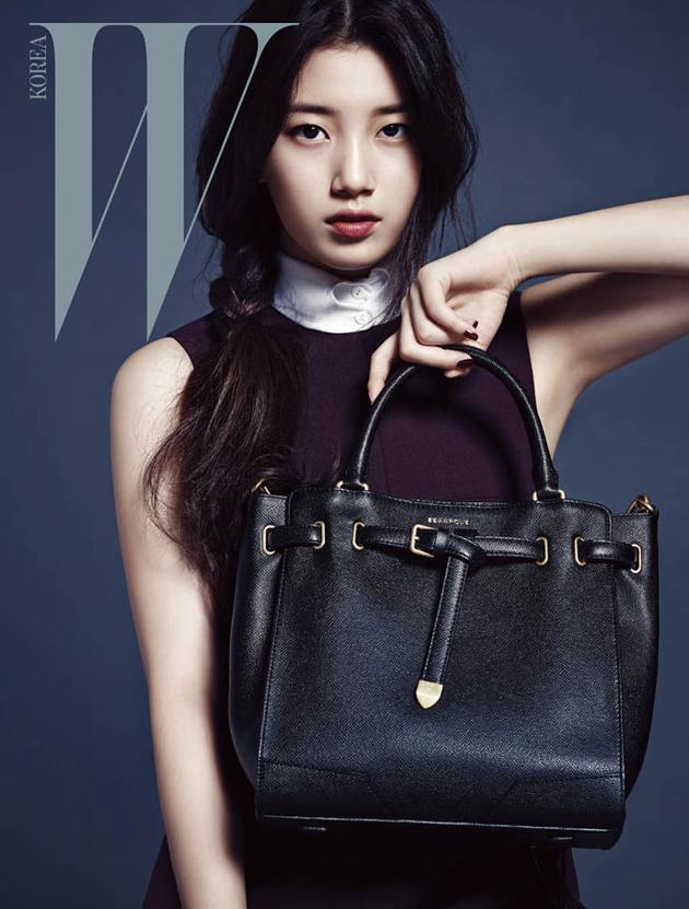 Gambar Foto Suzy miss A di Majalah W Korea Edisi Desember 2013