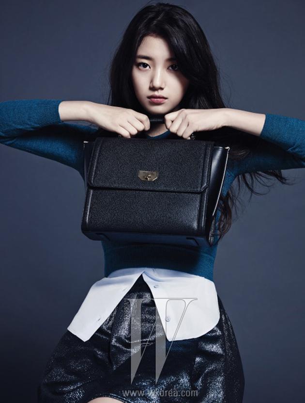 Gambar Foto Suzy miss A di Majalah W Korea Edisi Desember 2013