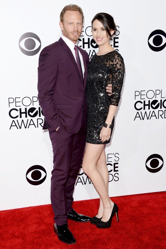 Gambar Foto Ian Ziering dan Erin Kristine Ludwig di Red Carpet People's Choice Awards 2014