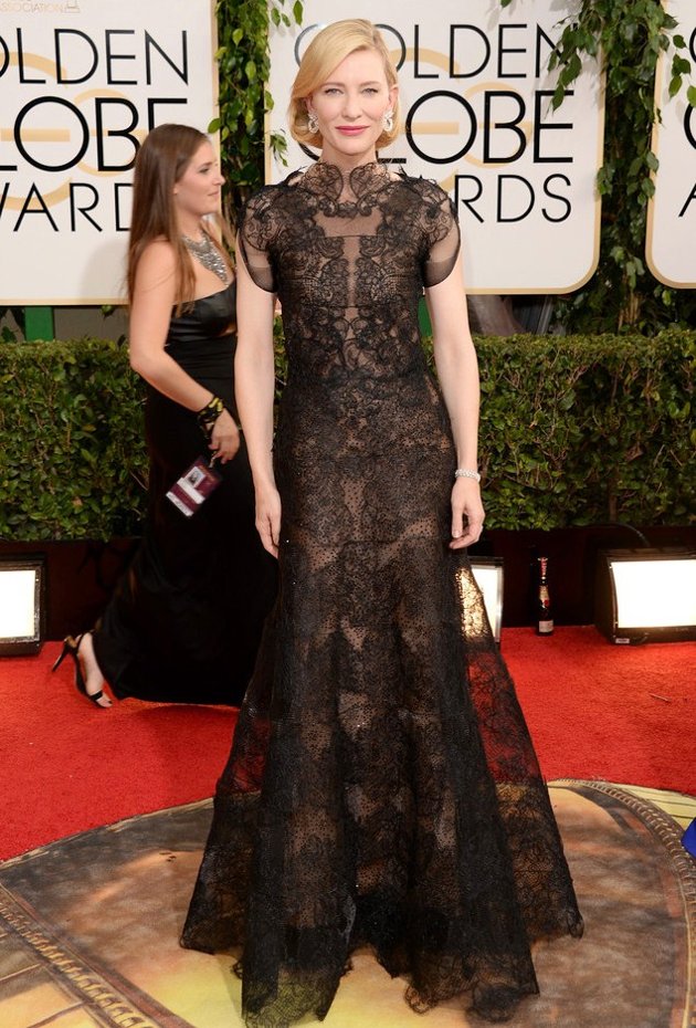 Foto Cate Blanchett di Red Carpet Golden Globe Awards 2014