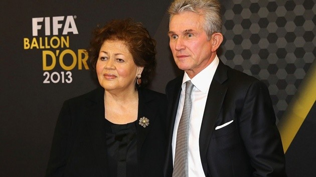 Gambar Foto Jupp Heynckes Datang Bersama Iris Heynckes
