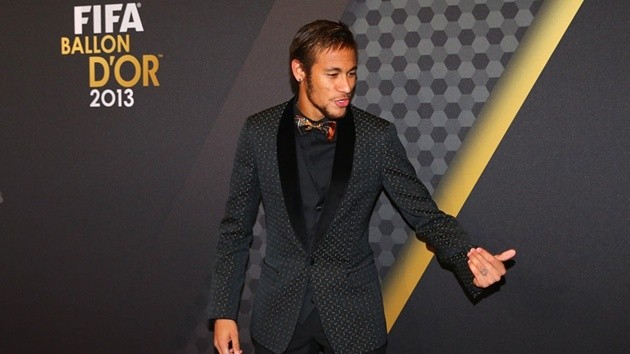 Gambar Foto Neymar Hadir di FIFA Ballon d'Or Gala 2013