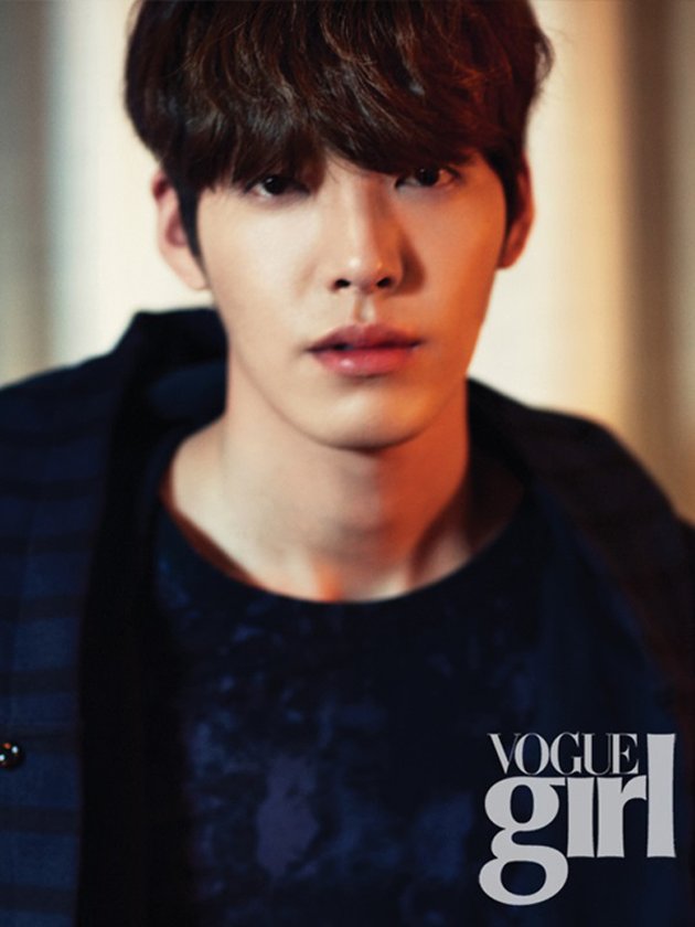 Gambar Foto Kim Woo Bin di Majalah Vogue Girl Edisi Januari 2014