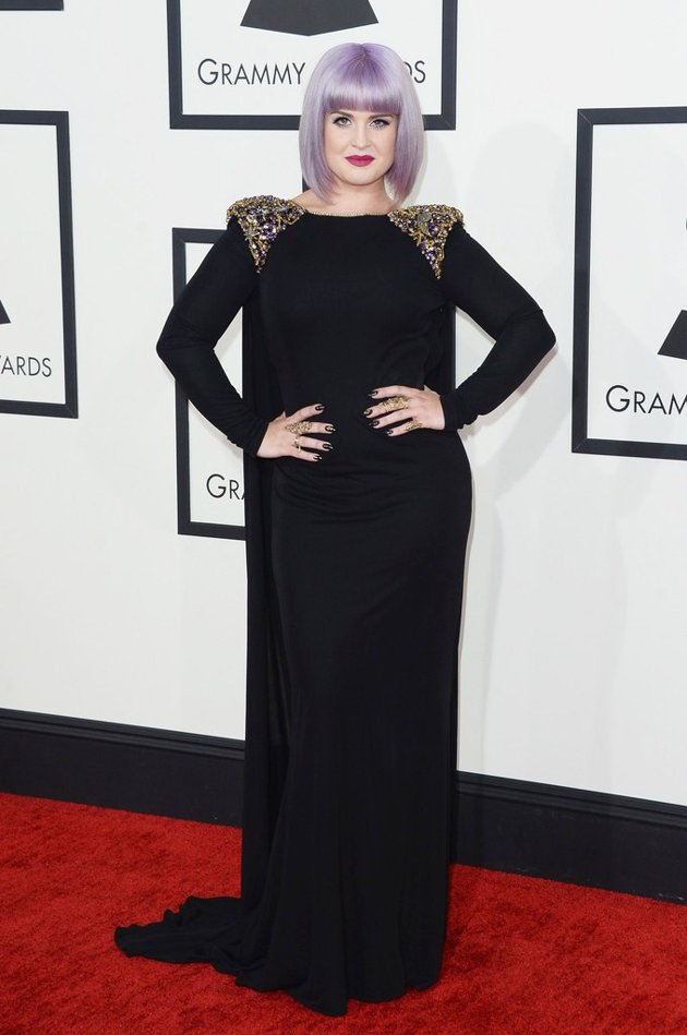 Gambar Foto Kelly Osbourne di Red Carpet Grammy Awards 2014