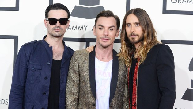 Gambar Foto 30 Seconds to Mars di Red Carpet Grammy Awards 2014