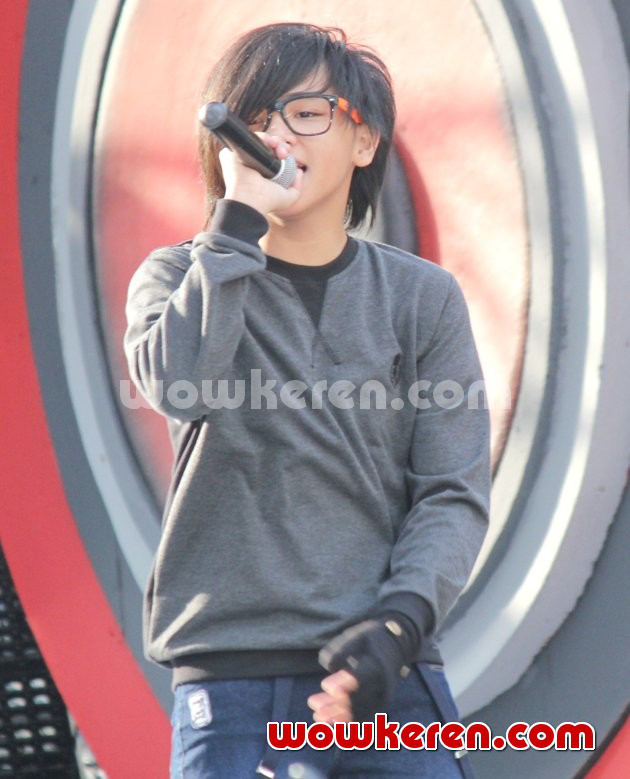 Gambar Foto Aldi Coboy Junior Saat Tampil di Acara 'Musik Sore Seru'