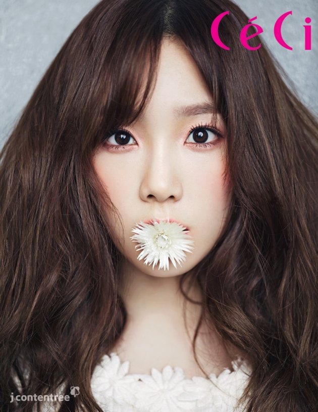 Gambar Foto Tae Yeon Girls' Generation di Majalah CeCi Edisi Januari 2014