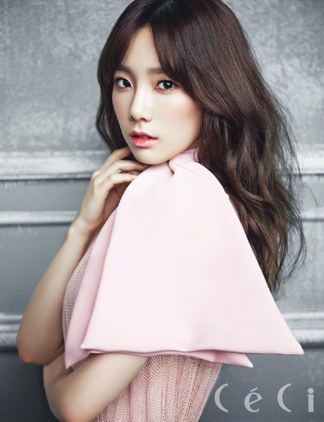 Gambar Foto Tae Yeon Girls' Generation di Majalah CeCi Edisi Januari 2014