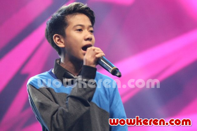 Gambar Foto Iqbal Coboy Junior Saat Tampil di Acara 'NEW AFI 2013'