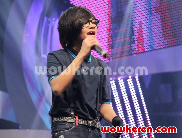 Gambar Foto Aldi Coboy Junior Saat Tampil di Acara 'NEW AFI 2013'