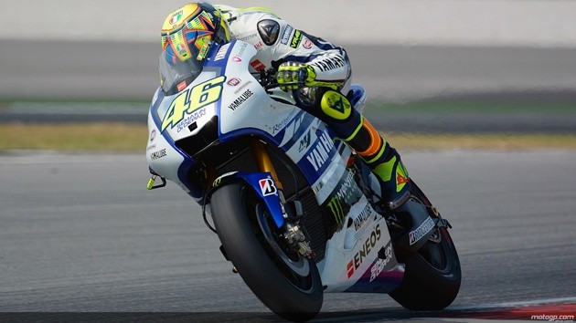 Gambar Foto Valentino Rossi Saat Tes Perdana MotoGP 2014