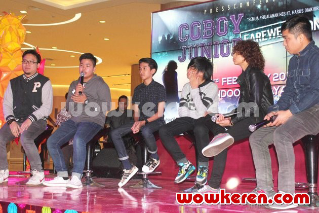 Gambar Foto Jumpa Pers Konser Perpisahan Coboy Junior