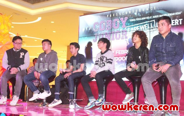 Gambar Foto Jumpa Pers Konser Perpisahan Coboy Junior