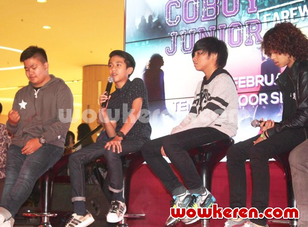 Gambar Foto Jumpa Pers Konser Perpisahan Coboy Junior